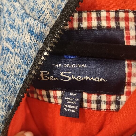 The Original Ben Sherman Baby Coat Size 18M Blue - Picture 3 of 5